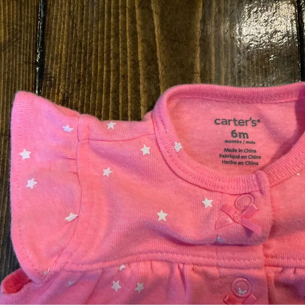 Carter's Pink Unicorn Baby Romper